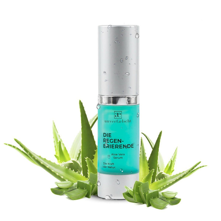 DIE REGENERIERENDE Aloe Vera Serum Intensive Feuchtigkeitspflege für strahlende Haut. 